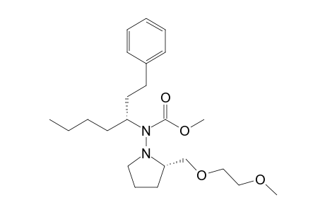 (2S,3''R)-1-[N-Methoxycarbonyl-N-(1-butyl-3-phenylpropyl)amino]-2-(methoxyethoxymethyl)pyrrolidine