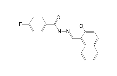 4-Fluoro-N'-[(E)-(2-hydroxy-1-naphthyl)methylidene]benzohydrazide