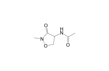 Acetamide, N-(2-methyl-3-oxo-4-isoxazolidinyl)-