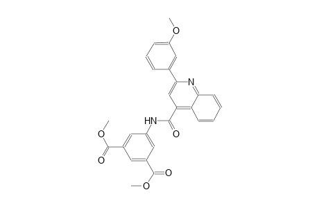 dimethyl 5-({[2-(3-methoxyphenyl)-4-quinolinyl]carbonyl}amino)isophthalate