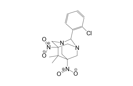 2-(2-chlorophenyl)-6,6-dimethyl-5,7-dinitro-1,3-diazatricyclo[3.3.1.1~3,7~]decane