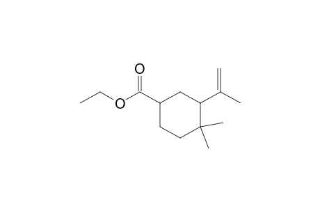 Ethyl 4,4-dimethyl-3-(isopropenyl)cyclohexanecarboxylate