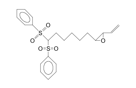 3,4-Epoxy-10,10-bis(benzenesulfonyl)-1-decene