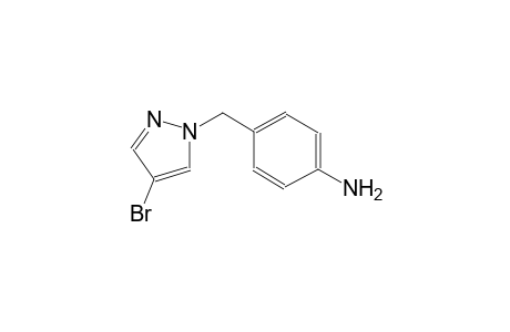 4-[(4-bromo-1H-pyrazol-1-yl)methyl]aniline