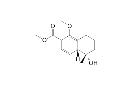 Methyl (4aR*,5S*)-5-Hydroxy-1-methoxy-5-methyl-2,4a,5,6,7,8-hexahydronaphthalene-2-carboxylate