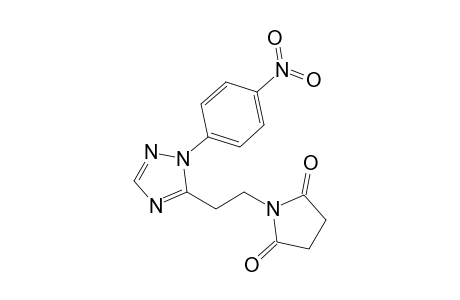 5-(.beta.-Succinimidoethyl)-1-(p-nitrophenyl)-1,2,4-triazole