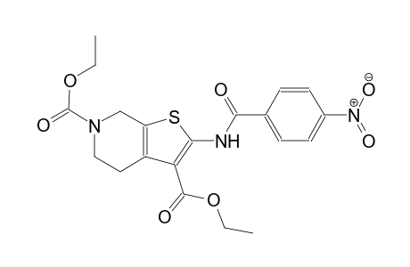 diethyl 2-[(4-nitrobenzoyl)amino]-4,7-dihydrothieno[2,3-c]pyridine-3,6(5H)-dicarboxylate