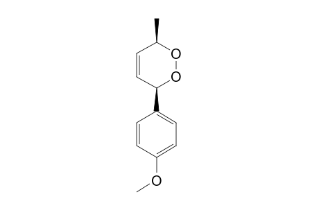cis-3-Methyl-6-(4-methoxyphenyl)-1,2-dioxacyclohex-4-ene
