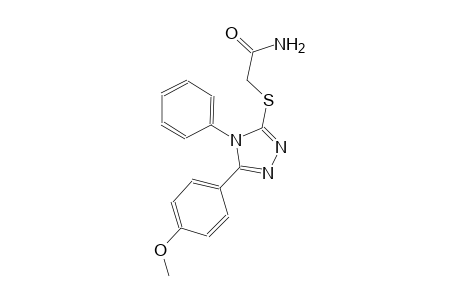 2-{[5-(4-methoxyphenyl)-4-phenyl-4H-1,2,4-triazol-3-yl]sulfanyl}acetamide