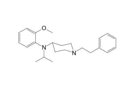 N-(2-Methoxyphenyl)-N-(propan-2-yl)-1-(2-phenylethyl)piperidin-4-amine