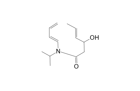 N-(3'-Hydroxy-4'-hexenoyl)-N-isopropyl-1-amino-1,3-butadiene