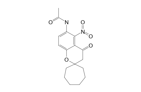 3',4'-DIHYDRO-5'-NITRO-4'-OXOSPIRO-[CYCLOHEPTANE-1,2'-(2'H)-[1]-BENZOPYRAN]-6'-ACETAMIDE