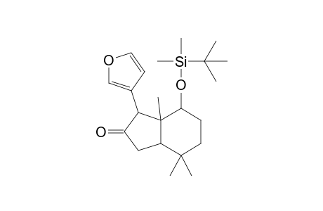 (1RS,4aSR,7SR,7aRS)-7-(tert-Butyldimethylsilyl)-1-(3-furyl)-4,4,7a-trimethylperhydroinden-2-one