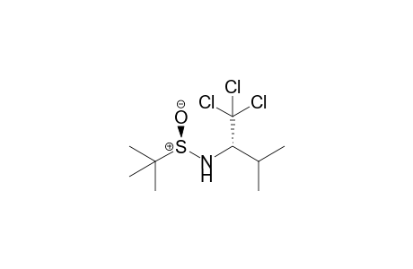 tert-butyl-[[(1S)-2-methyl-1-(trichloromethyl)propyl]amino]-oxido-sulfonium