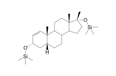 17.beta.-Methyl-5.beta.-androst-1-ene-3.alpha.,17.alpha.-diol, O,O'-bis-TMS