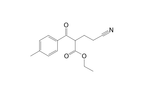 Ethyl 4-cyano-2-(4-methylbenzoyl)butanoate