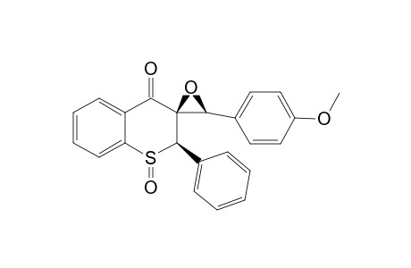 TRANS,CIS-(+/-)-3'-(4-METHOXYPHENYL)-2-PHENYLSPIRO-[2H-1-BENZOTHIOPYRAN-3(4H),2'-OXIRAN]-4-ONE-1-OXIDE