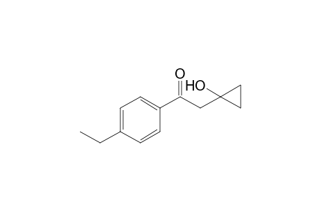 1-(4-Ethylphenyl)-2-(1-hydroxycyclopropyl)ethanone