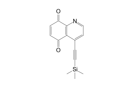 4-(Trimethylsilylethynyl)-5,8-quinolindione