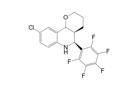 (4aS,5S)-9-Chloro-5-pentafluorophenyl-3,4,4a,5,6,10b-hexahydro-2H-pyrano[3,2-c]quinoline