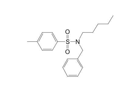 Benzenesulphonamide, 4-methyl-N-benzyl-N-pentyl-