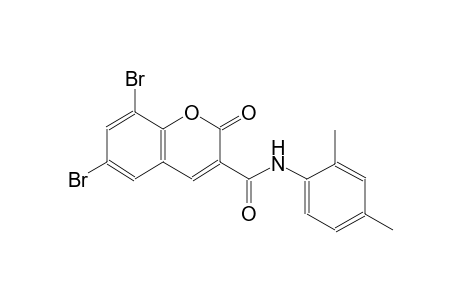 6,8-dibromo-N-(2,4-dimethylphenyl)-2-oxo-2H-chromene-3-carboxamide
