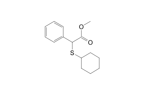 methyl 2-cyclohexylsulfanyl-2-phenyl-acetate