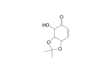 (4RS,5SR,6RS)-6-hydroxy-4,5-(isopropylidenedioxy)cyclohex-2-en-1-one