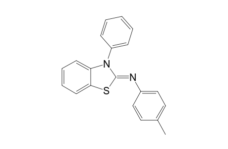 3-PHENYL-2-(PARA-TOLYL)-IMINOBENZOTHIAZOLINE