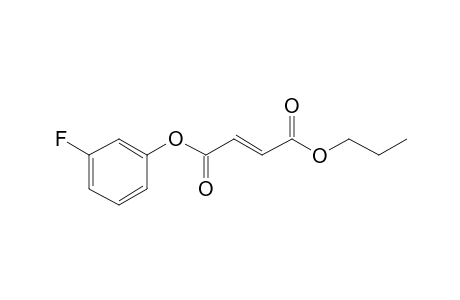 Fumaric acid, 3-fluorophenyl propyl ester