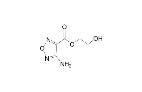 3-amino-4-(2-hydroxyethoxycarbonyl)furazane