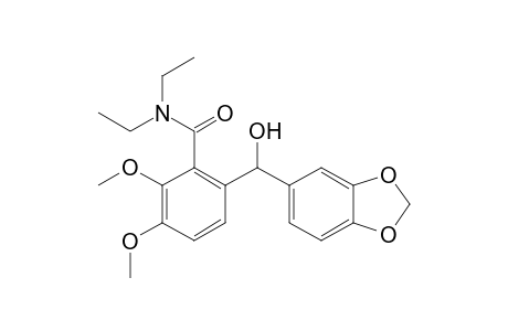 N,N-Diethyl 2,3-dimethoxy-6-(3,4-methylenedioxyphenylhydroxymethyl)benzamide