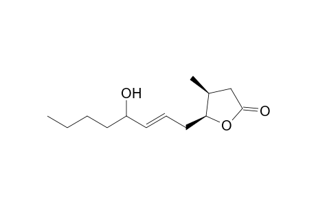 (cis)-5-(4'-Hydroxyoct-2'-enyl)-4-methyl-tetrahydrofuran-2-one