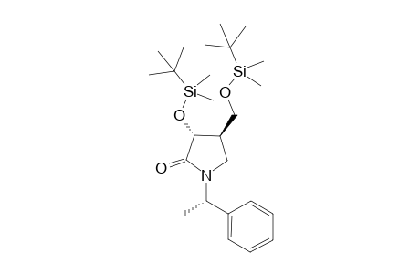 (3R,4R,1'S)-3-tert-Butyldimethylsilyloxy-4-tert-butyldimethylsilyloxymethyl-1-(1'-phenylethyl)pyrrolidin-2-one