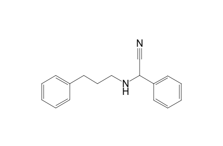 2-Phenyl-2-(3-phenylpropylamino)acetonitrile