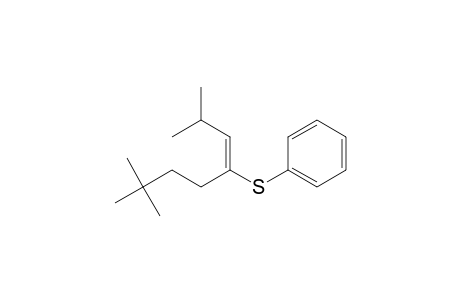 4-(Phenylthio)-2,7,7-trimethyl-3-octene