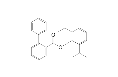 2,6-Diisopropylphenyl biphenyl-2-carboxylate