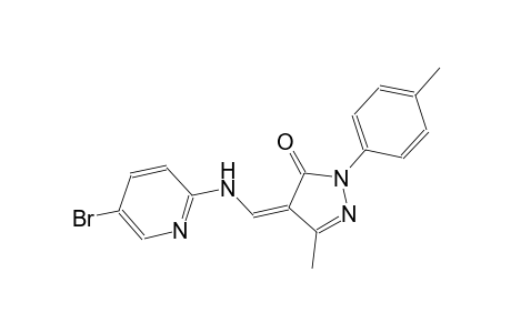 3H-pyrazol-3-one, 4-[[(5-bromo-2-pyridinyl)amino]methylene]-2,4-dihydro-5-methyl-2-(4-methylphenyl)-, (4Z)-