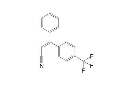 (Z)-3-phenyl-3-[4-(trifluoromethyl)phenyl]-2-propenenitrile