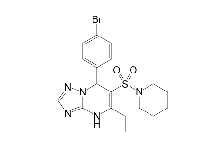 7-(4-Bromophenyl)-5-ethyl-6-(1-piperidinylsulfonyl)4,7-dihydro[1,2,4]triazolo[1,5-a]pyrimidine