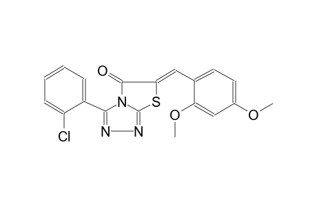 thiazolo[2,3-c][1,2,4]triazol-5(6H)-one, 3-(2-chlorophenyl)-6-[(2,4-dimethoxyphenyl)methylene]-, (6Z)-