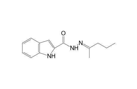 indole-2-carboxylic acid, (1-methylbutylidene)hydrazide