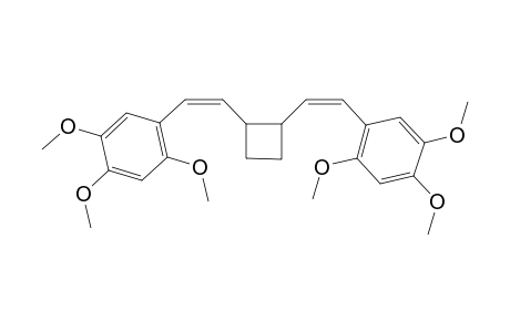 1,2-BIS-(2,4,5-TRIMETHOXY-Z-STYRYL)-CYCLOBUTANE
