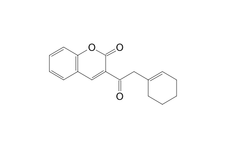 3-(.alpha.-Cyclohexenylacetyl)coumarin