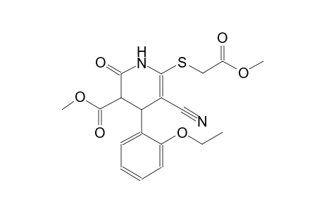 3-pyridinecarboxylic acid, 5-cyano-4-(2-ethoxyphenyl)-1,2,3,4-tetrahydro-6-[(2-methoxy-2-oxoethyl)thio]-2-oxo-, methyl ester