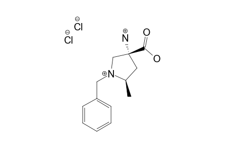 (2R,4R)-4-AMINO-1-BENZYL-4-CARBOXY-2-METHYL-PYRROLIDINE-DIHYDROCHLORIDE