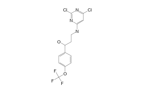 2,4-DICHLORO-6-[3'-HYDROXY-3'-(4''-TRIFLUOROMETHOXYPHENYL)-PROPYLAMINO]-PYRIMIDINE