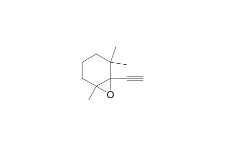7-Oxabicyclo[4.1.0]heptane, 1-ethynyl-2,2,6-trimethyl-, (.+-.)-
