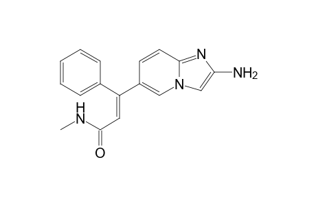 2-Amino-6-[(E)-1-phenyl-2-(N-methylcarbomyl)vinyl]imidazo[1,2-a]pyridine
