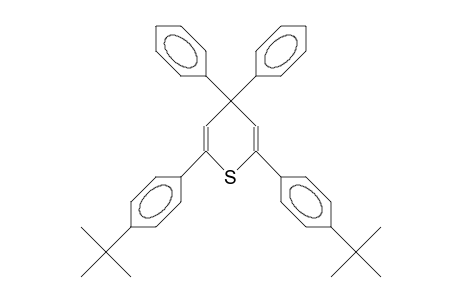 2,6-Bis(4-tert-butyl-phenyl)-4,4-diphenyl-4H-thiopyran
